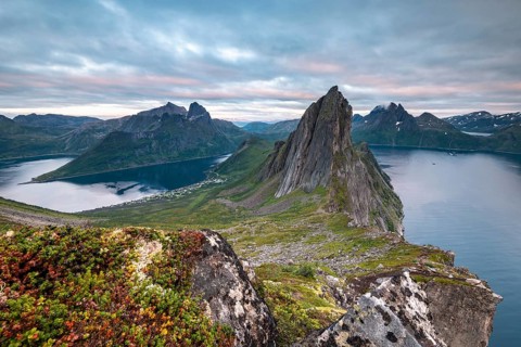 Steep mountain Segla