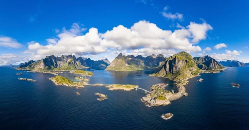 View of islands