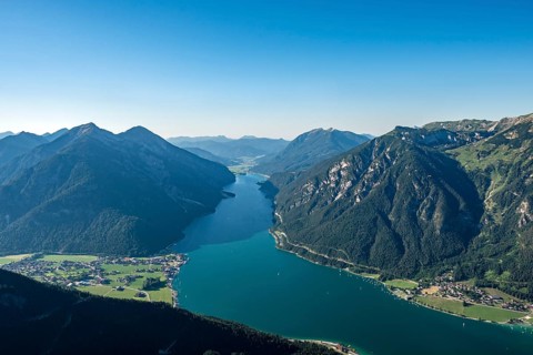 View from the Baerenkopf to the Achensee