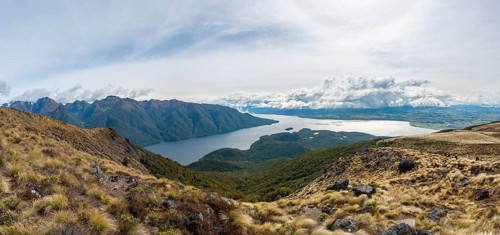 View of the South Fiord of Lake Te Anau