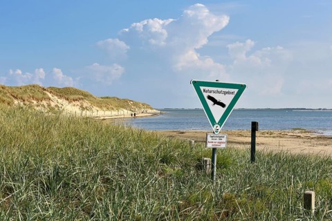 Shore of the Wadden Sea at Odde