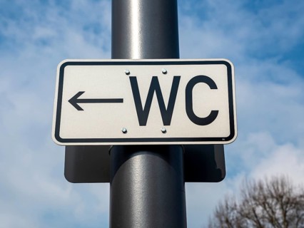 WC sign