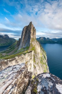 Steep mountain Segla
