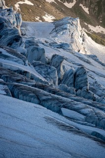 Crevasses at the Glacier du Tour