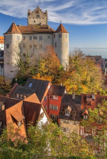 Meersburg Castle above the old town