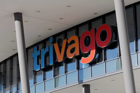 Trivago lettering at the company headquarters