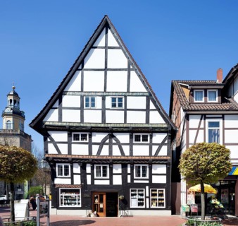 Historic half-timbered house