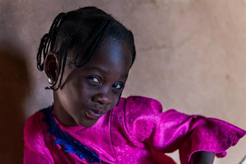 Posing young girl