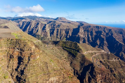 Mountain road in Valle Gran Rey