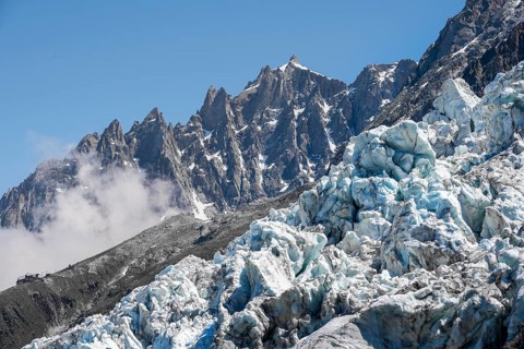 High alpine mountain landscape