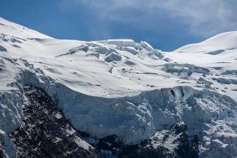 High alpine mountain landscape