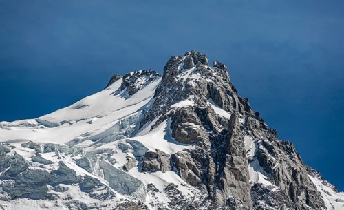 High alpine mountain landscape