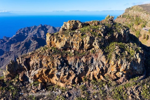 Volcanic rock formation near Arure