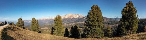 Panorama on Catinaccio and Latemar
