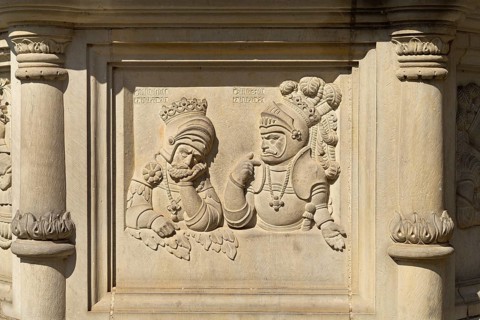 Relief at the Roland Fountain