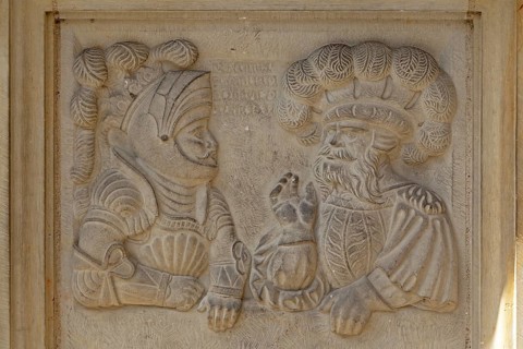 Relief at the Roland Fountain