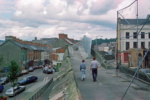 Barrier on the city wall
