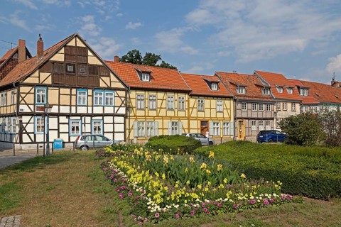 Half-timbered houses