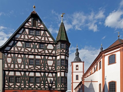 Old city hall and parish church St. Blasius