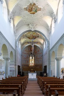 Church nave with chancel