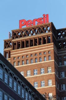 Persil lettering on Wilhelm Marx House