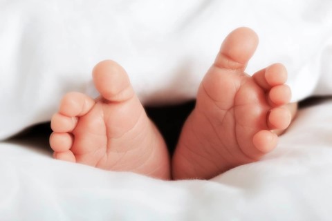 Feet of a babe in close up