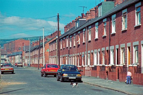 Street scene and terraced houses