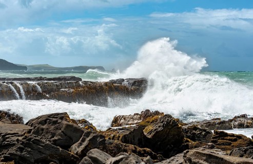 High waves