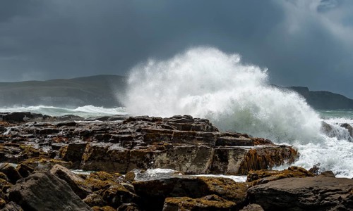 High waves
