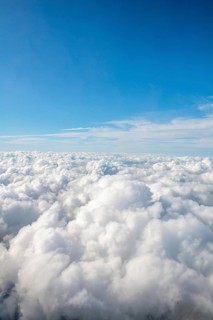 View over the clouds