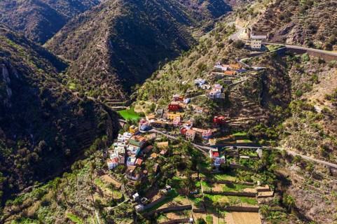 Macayo village near Vallehermoso