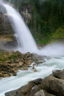 Krimml Waterfall in Hohe Tauern National Park