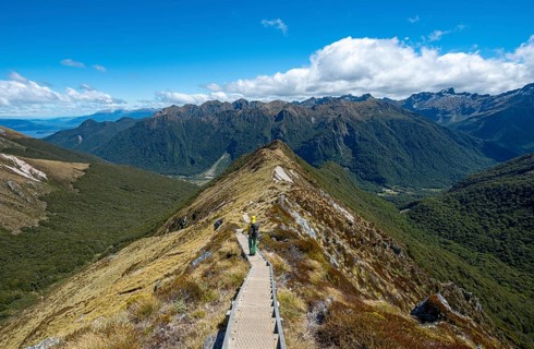 Hikers on Kepler Track