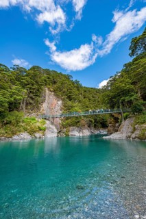 Bridge at the Blue Pools rock pools