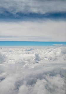 View over the clouds