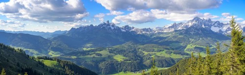 Grosse Bischofsmuetze and Dachstein Massif