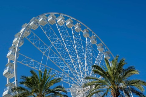 Ferris wheel at Porto Antico harbour