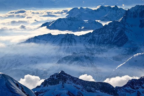 Italian and French Alps
