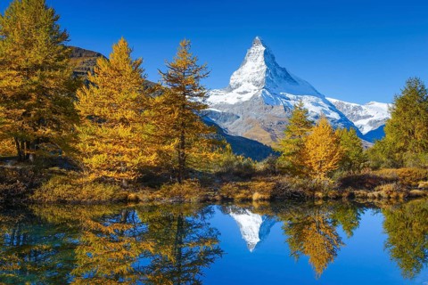 Matterhorn and Lake Grindji
