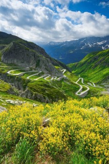 Old Gotthard Pass Road