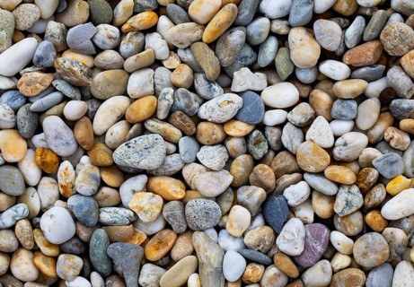 Colourful pebbles