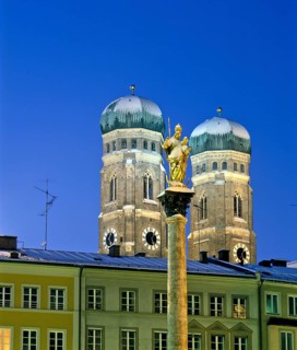 Onion domes of the Church of Our Lady
