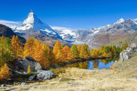 Matterhorn and Lake Grindji
