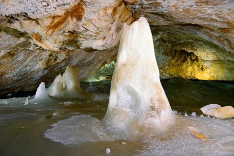 Dobschau Ice Cave or Dobsina Ice Cave