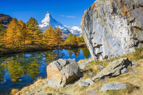Matterhorn and Lake Grindji