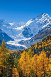 Bernina Pass road