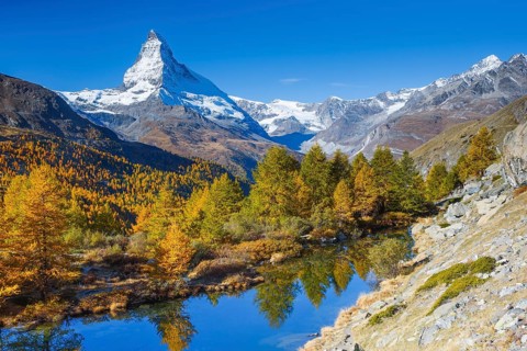 Matterhorn and Lake Grindji