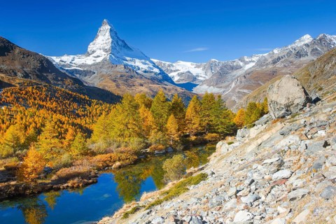 Matterhorn and Lake Grindji