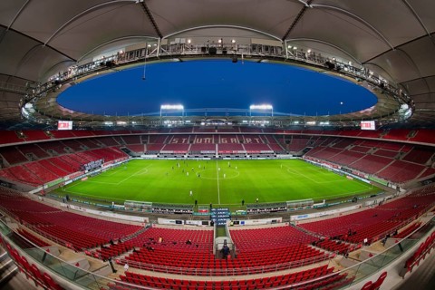 VfB Stuttgart against FC Bayern Munich