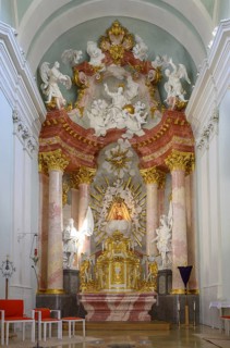 View to the altar
